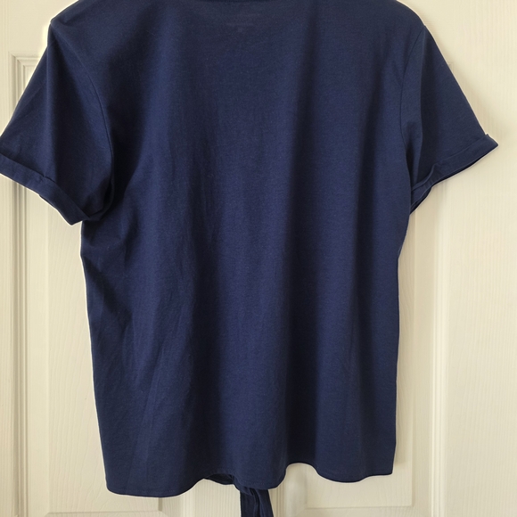 Margaritaville Navy Floral & Pink Trick Graphic Tee - Picture 8 of 8